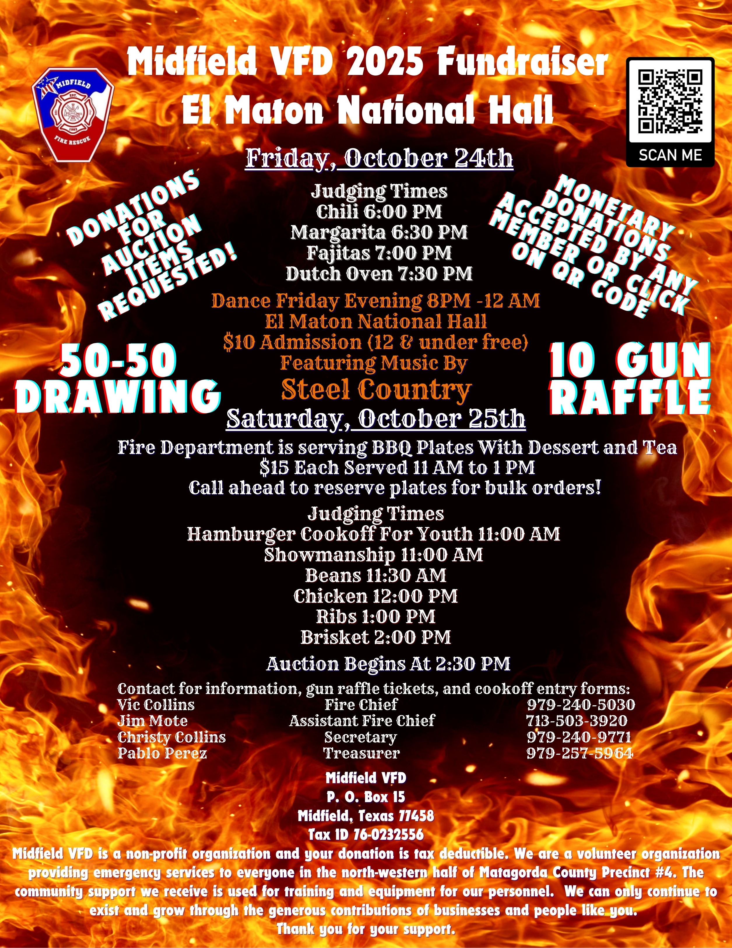 Fundraiser flyer